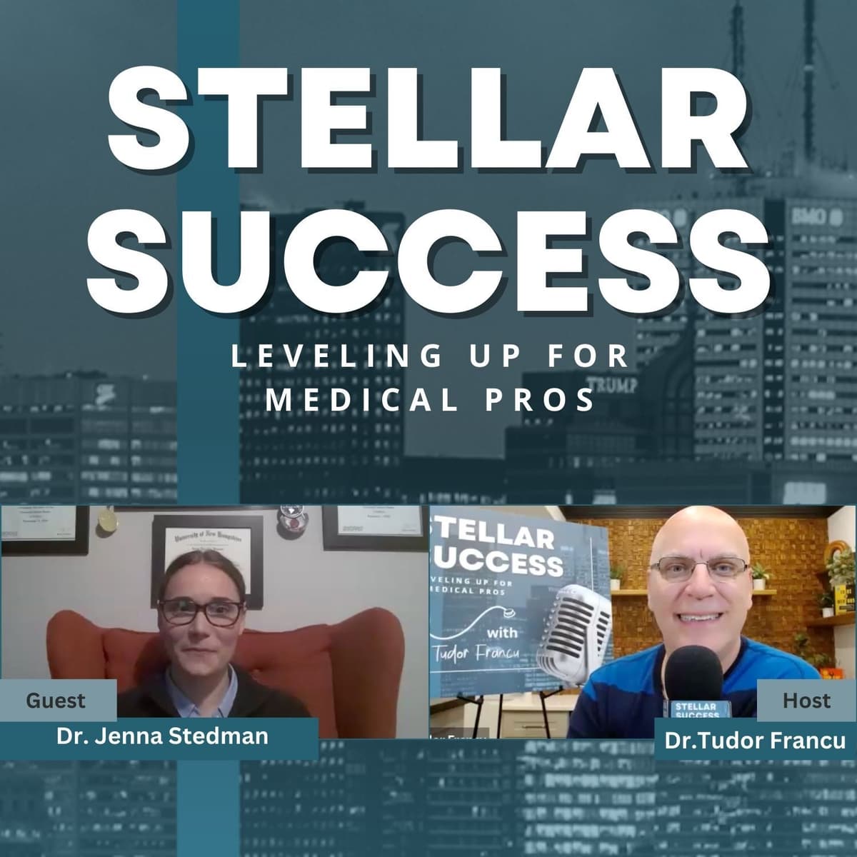 The diet of success - STELLAR SUCCESS: Leveling Up For Medical Pros with Dr. Tudor Francu cover