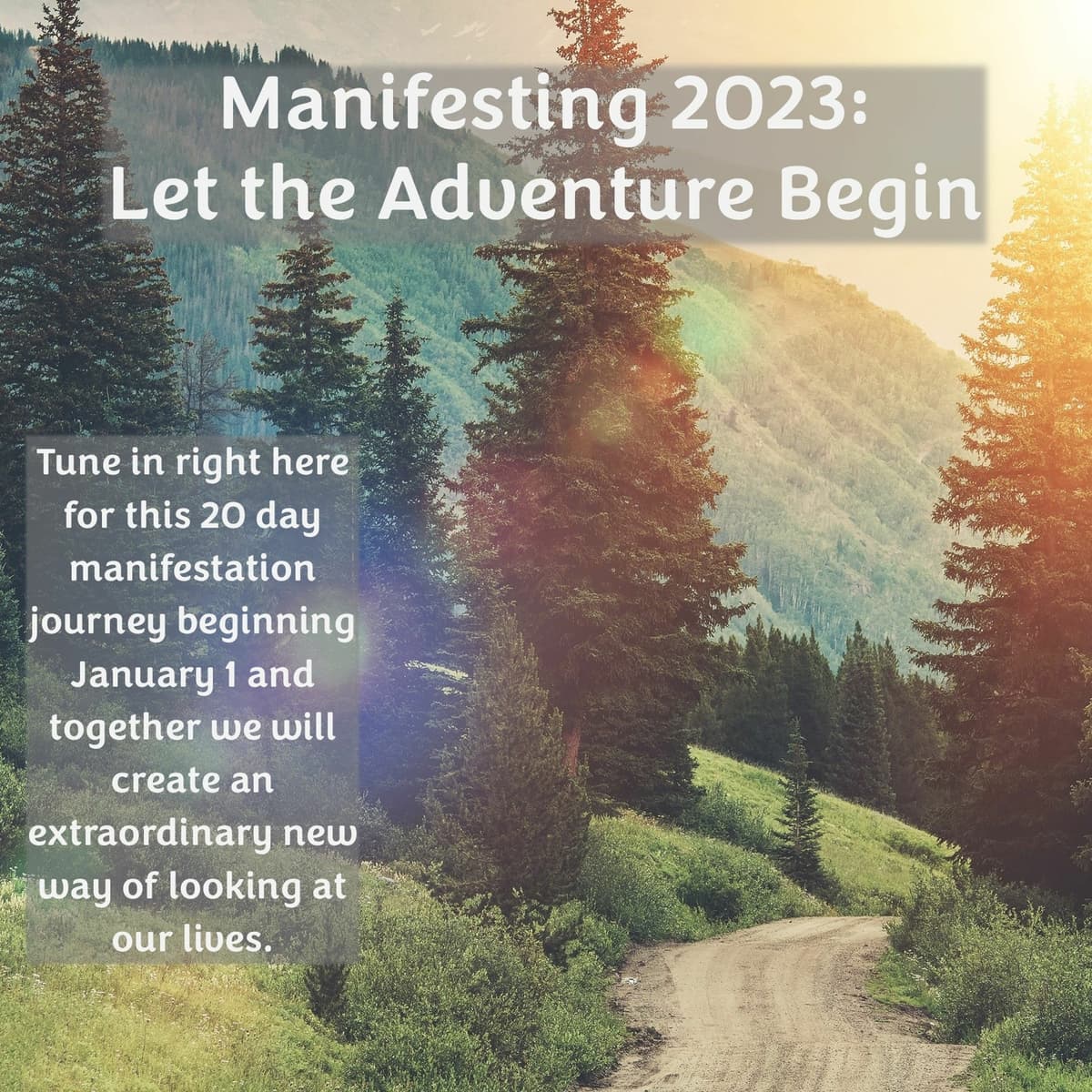 Manifesting 2023: Let the Adventure Begin: Day 18 - Living In The Flow: How To Manifest A Magical Life cover