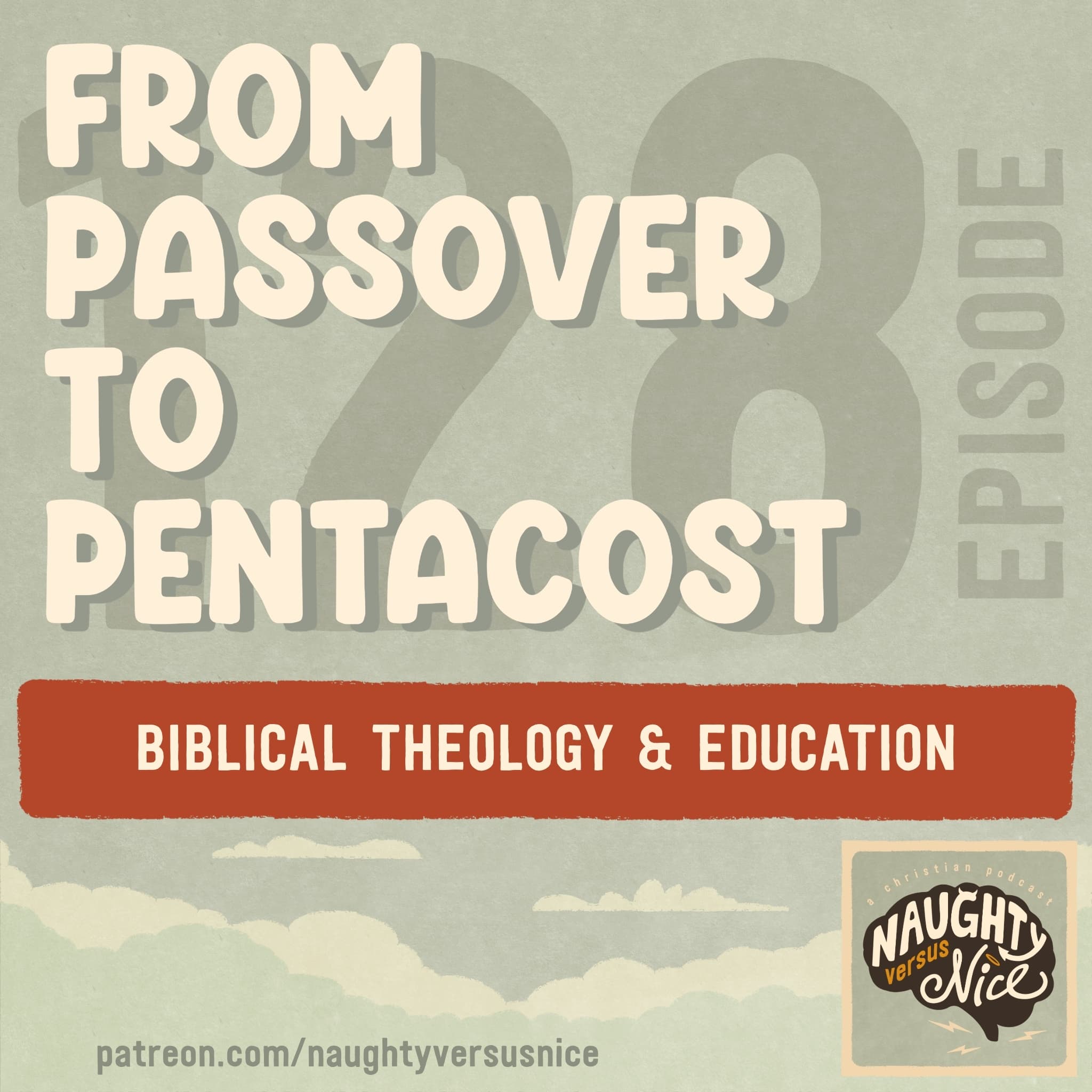 128: Passover to Pentecost: God’s Plan - Naughty vs Nice: A Christian Podcast cover