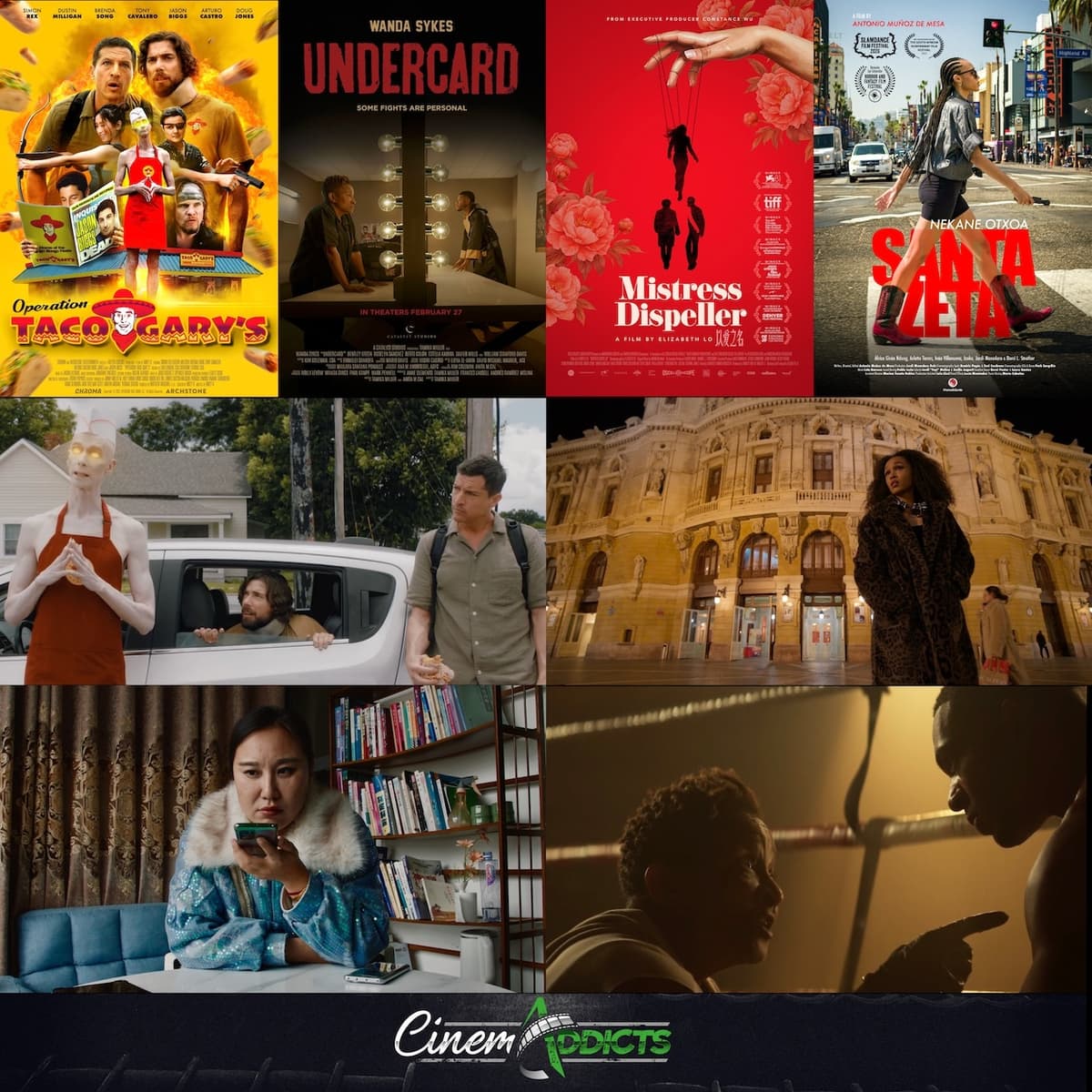 CinemAddicts 333: Operation Taco Gary's, Undercard, Santa Zeta, Mistress Dispeller - CinemAddicts cover