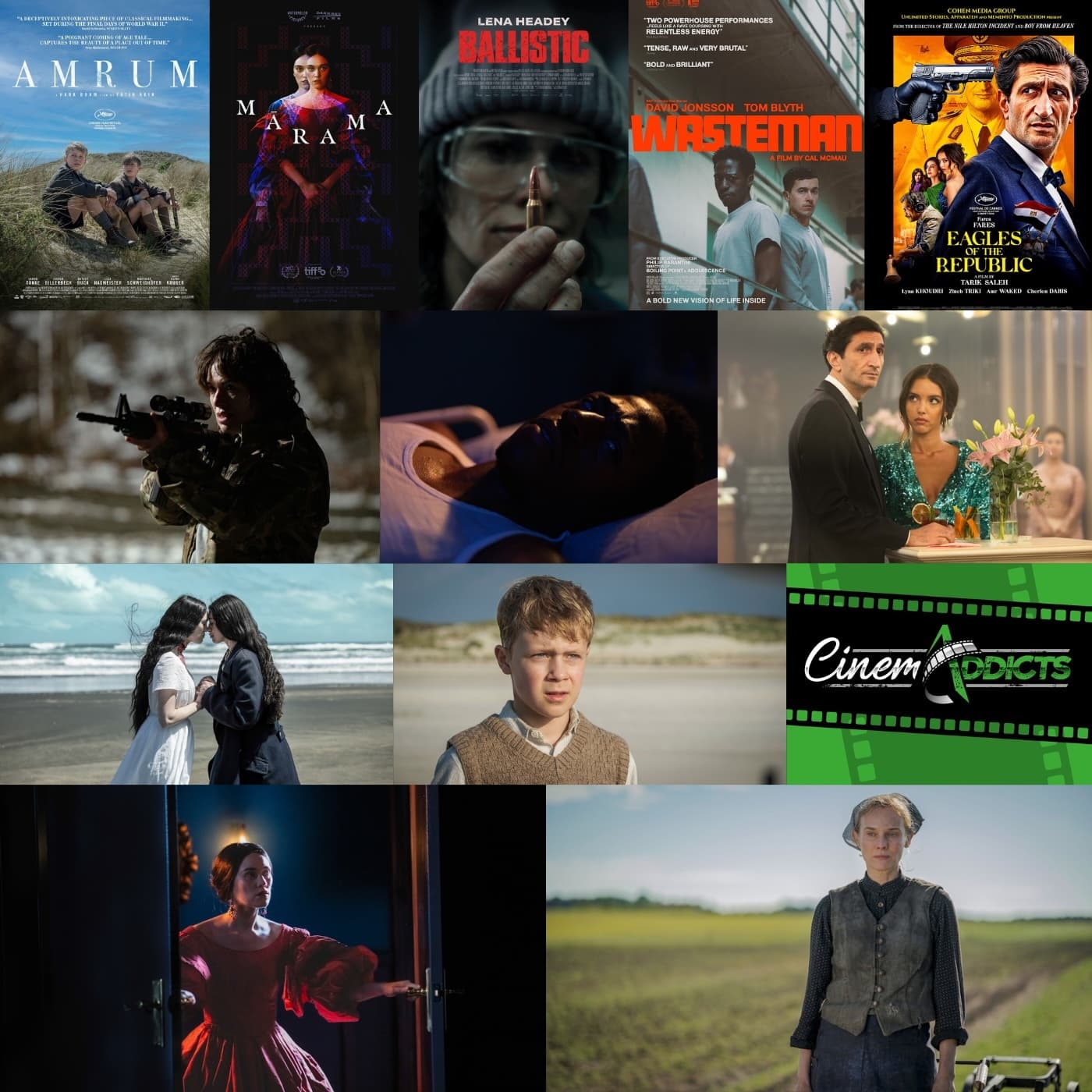 CinemAddicts: Mārama, Ballistic, Amrum, Eagles of the Republic, Wasteman — CinemAddicts cover