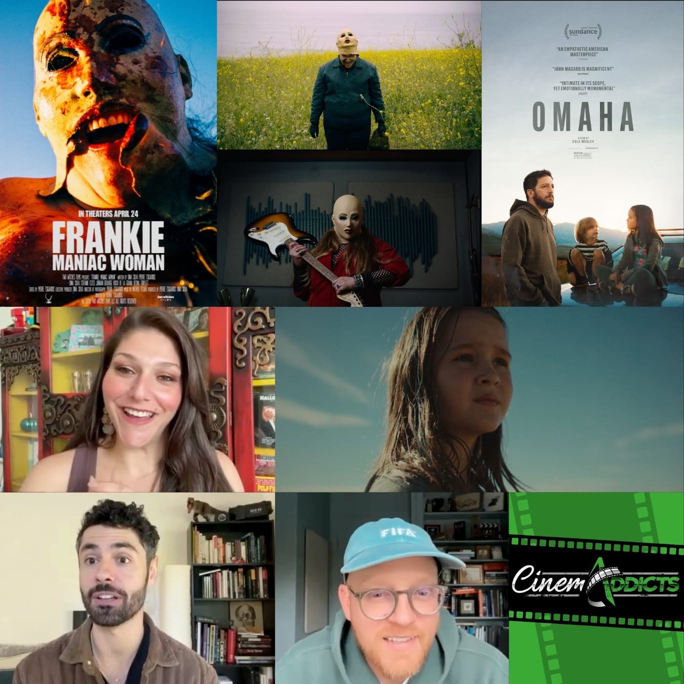 Interviews: Frankie Maniac Woman, Pierre Tsigaridis, Dina Silva, Omaha, Cole Webley - CinemAddicts cover