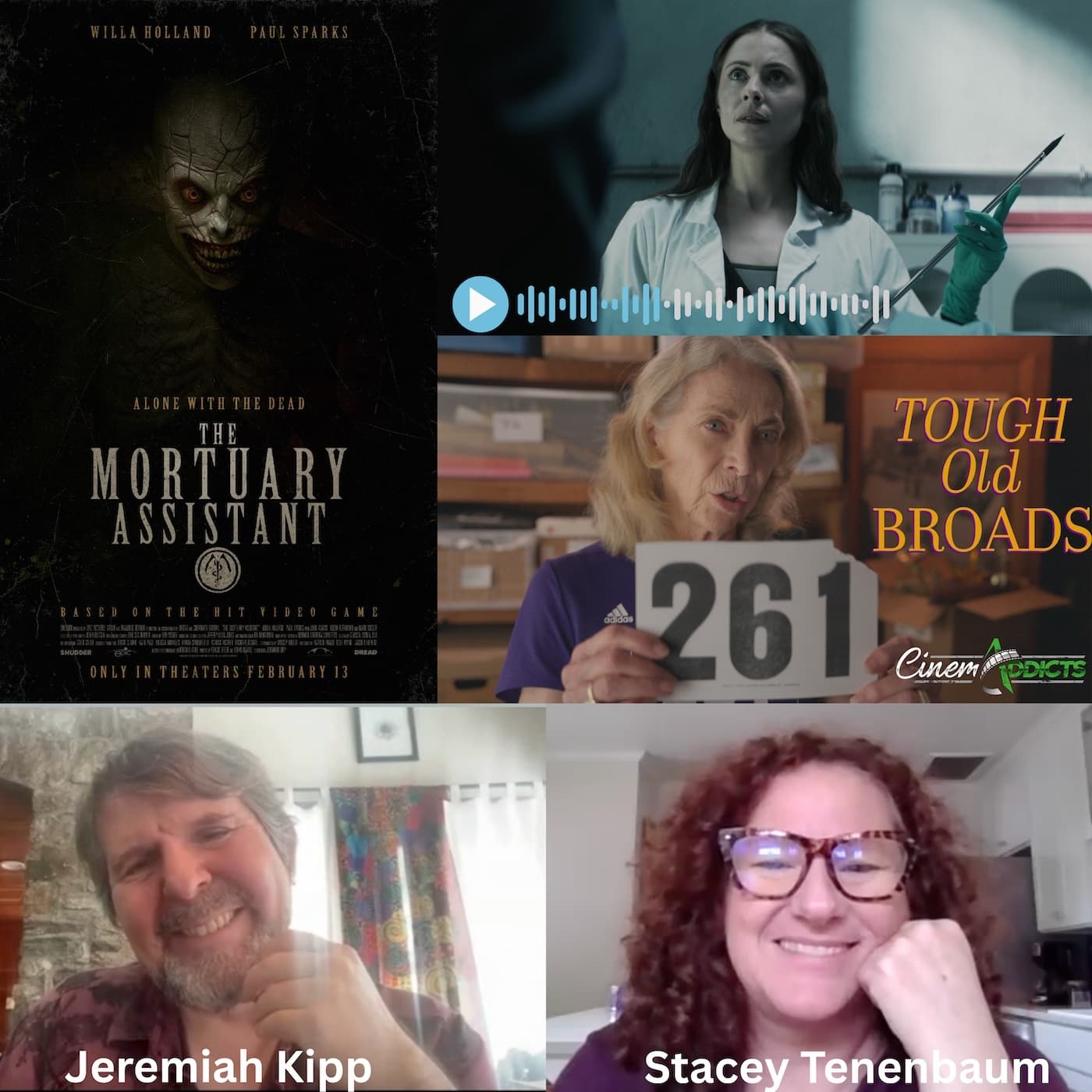 Hodgepod 4 (Audio Version): The Mortuary Assistant, Jeremiah Kipp, Tough Old Broads, Stacey Tenenbaum — CinemAddicts cover