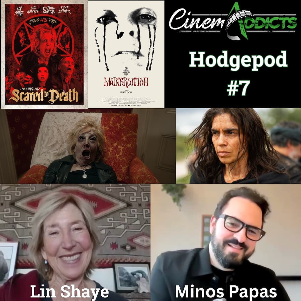Hodgepod 7: Minos Papas, Motherwitch, Lin Shaye, Scared To Death - CinemAddicts cover
