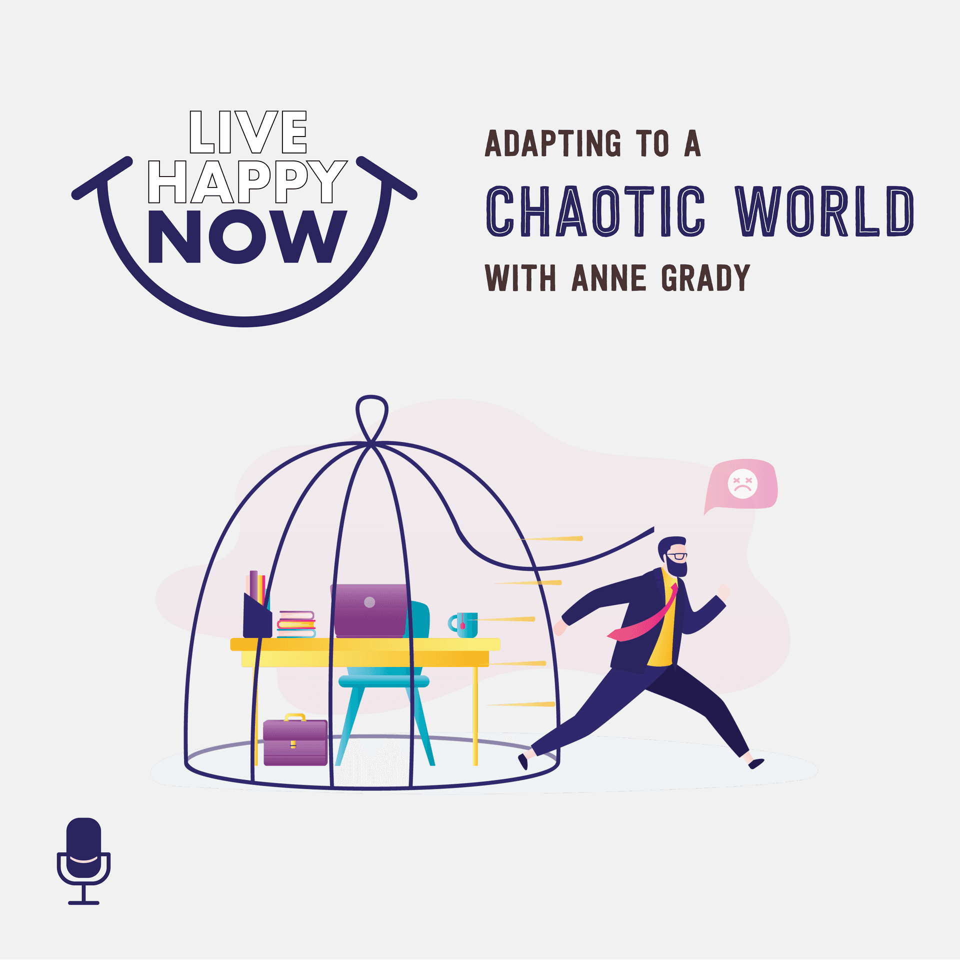 Adapting to a Chaotic World With Anne Grady - Live Happy Now cover