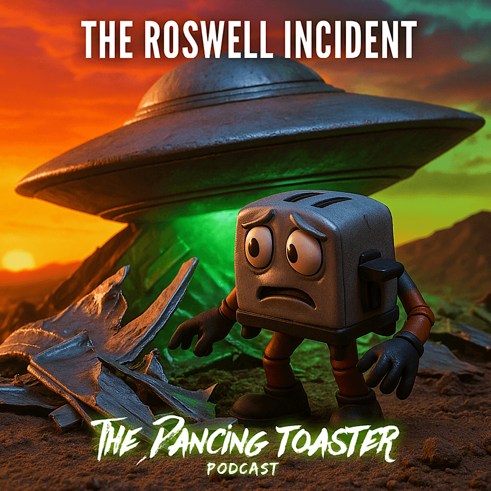 The Dancing Toaster Podcast- Episode 25- The Roswell Incident — The Dancing Toaster Podcast cover