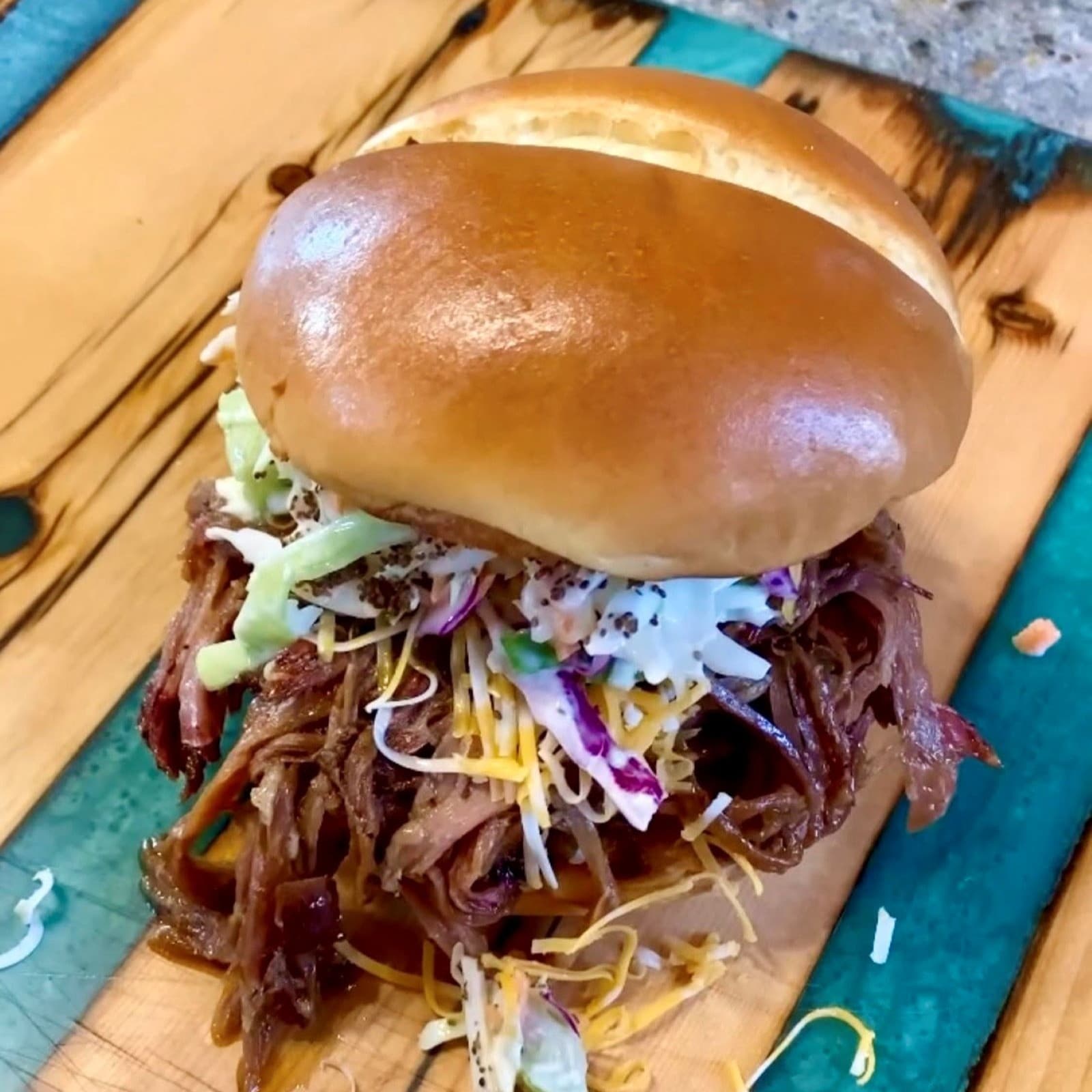 BBQ Beautiful Pulled Pork Sandwich - The BBQ Beautiful Podcast cover