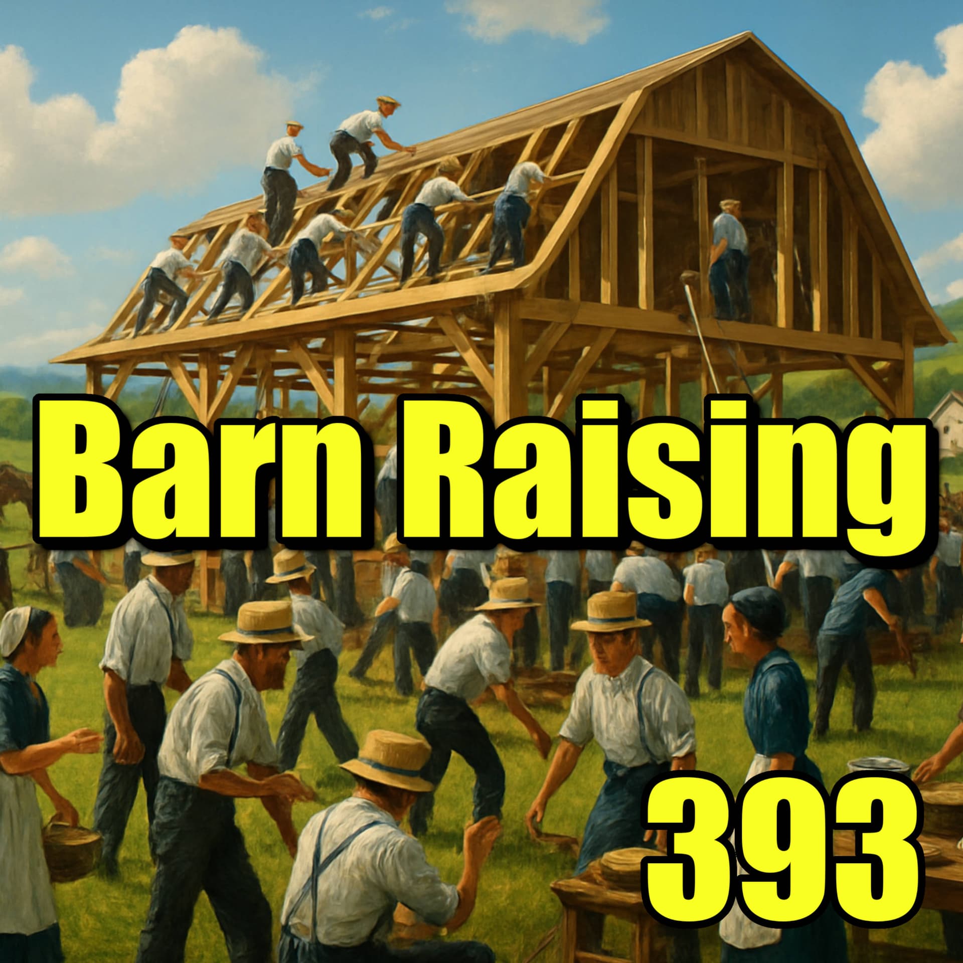 🍻Digital ID, Chip Buttys and Cyber Attacks : Barn Raising No.29 - 393 - The Amish Inquisition Podcast cover