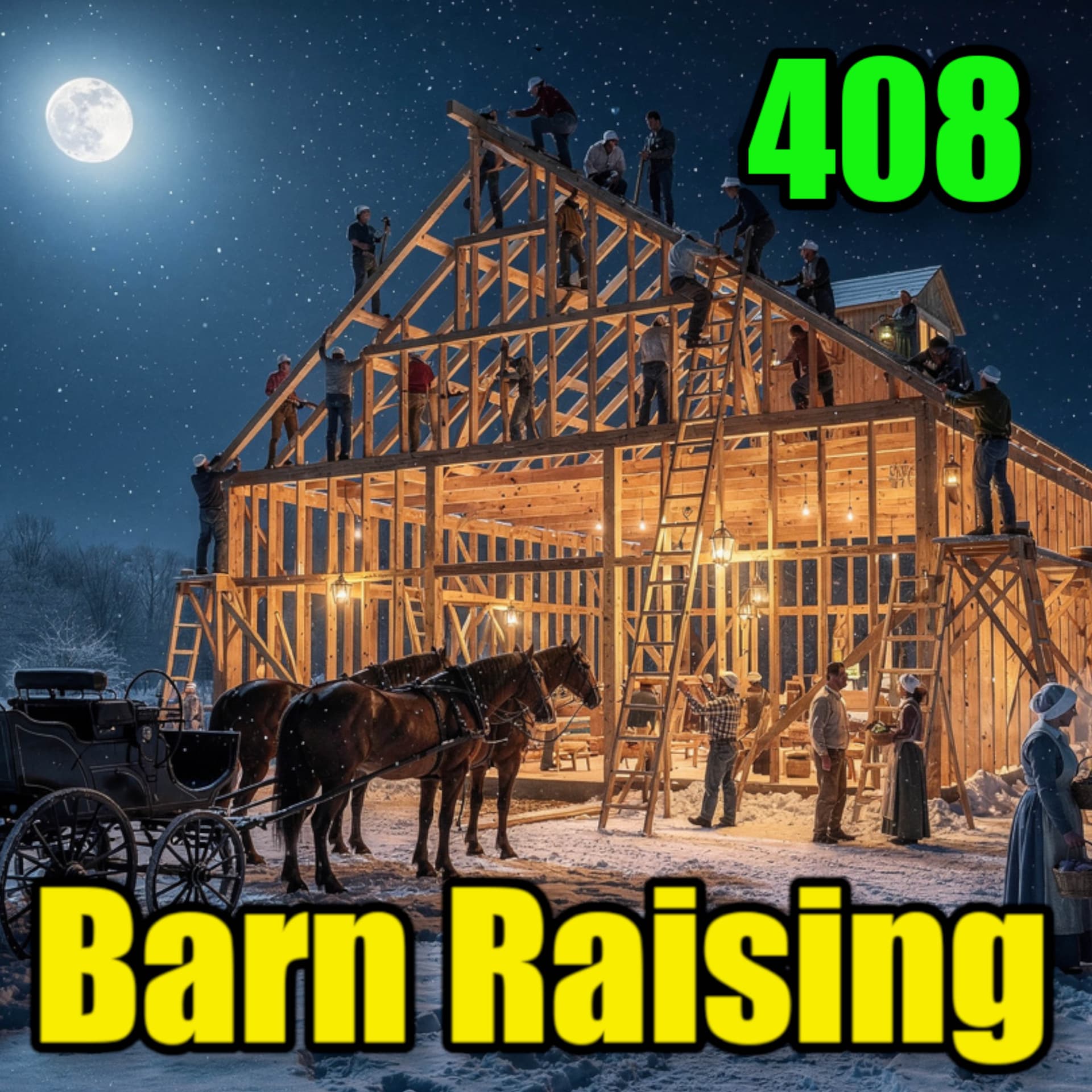 🍻Mukbang, Minneapolis and Mourning : Barn Raising No.33 - 408 - The Amish Inquisition Podcast cover