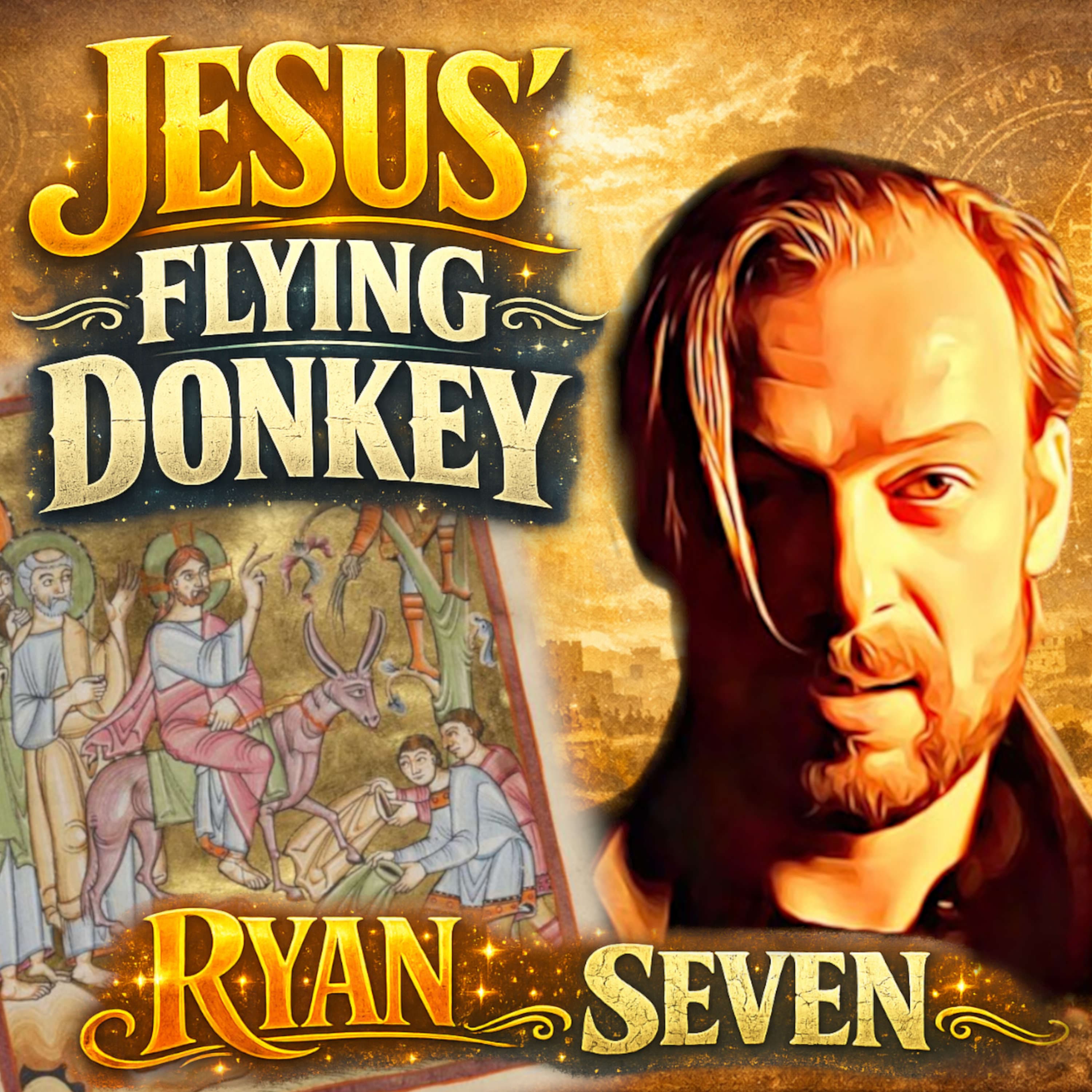 ✝️Jesus’ Flying Donkey - Ryan Seven : 418🌟 - The Amish Inquisition Podcast cover