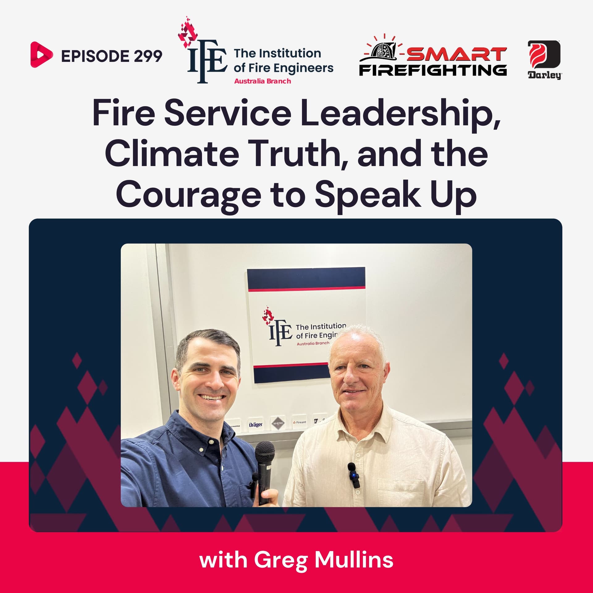 Episode 299: Fire Service Leadership, Climate Truth, and the Courage to Speak Up with Greg Mullins - Smart Firefighting cover