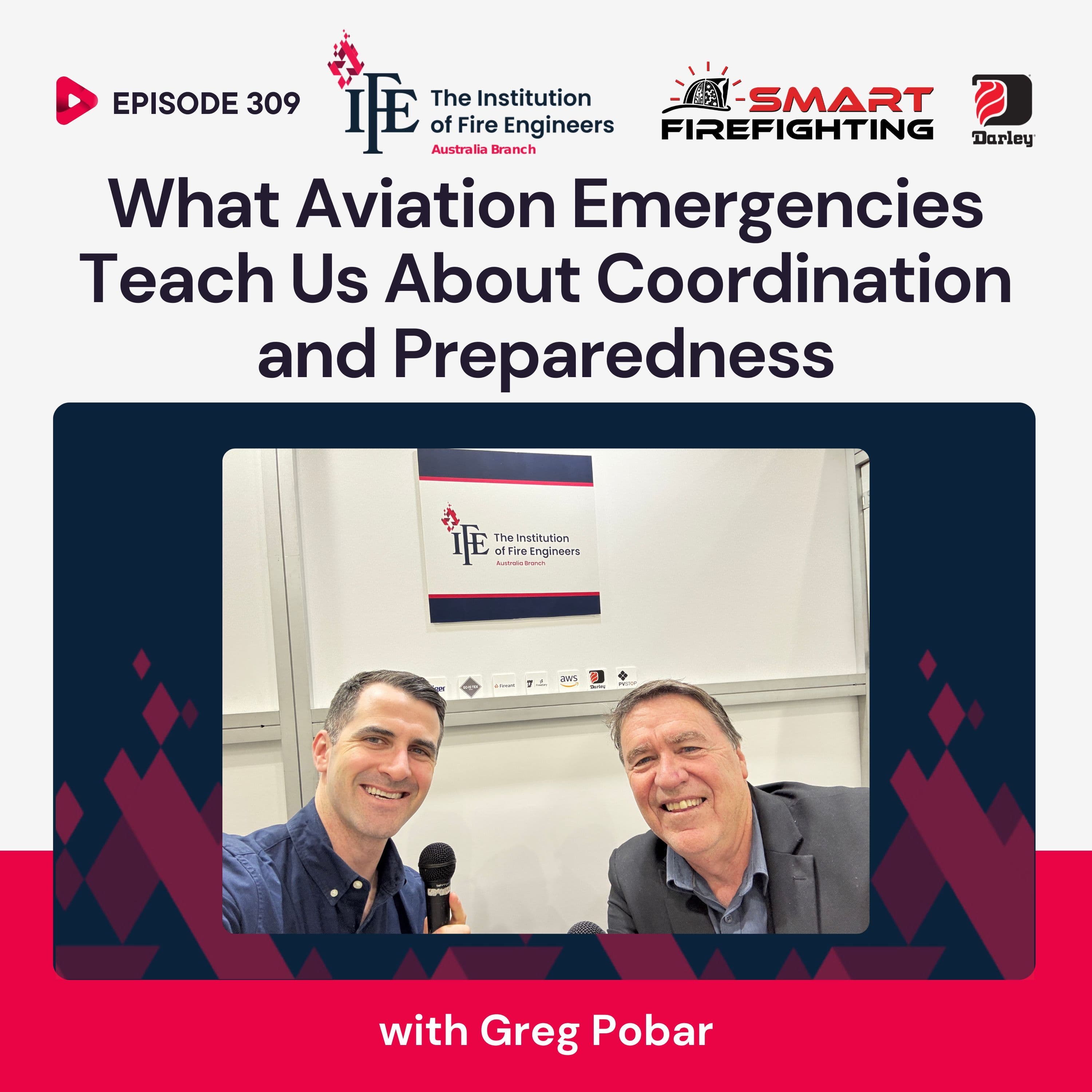 Episode 309: What Aviation Emergencies Teach Us About Coordination and Preparedness with Greg Pobar - Smart Firefighting cover
