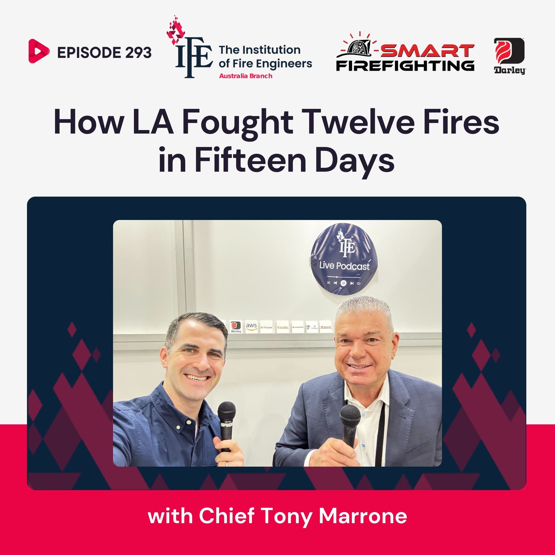 Episode 293: How LA Fought Twelve Fires in Fifteen Days with Chief Tony Marrone — Smart Firefighting cover