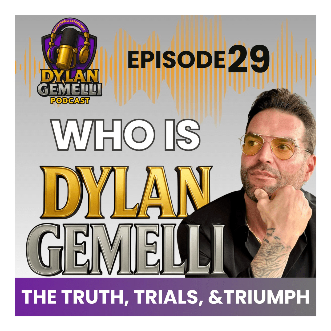Episode #29  WHO is Dylan Gemelli??    From prison to prominence, the will to overcome adversity, fighting an eating disorder, a voice for the voicele... - The Dylan Gemelli Podcast cover