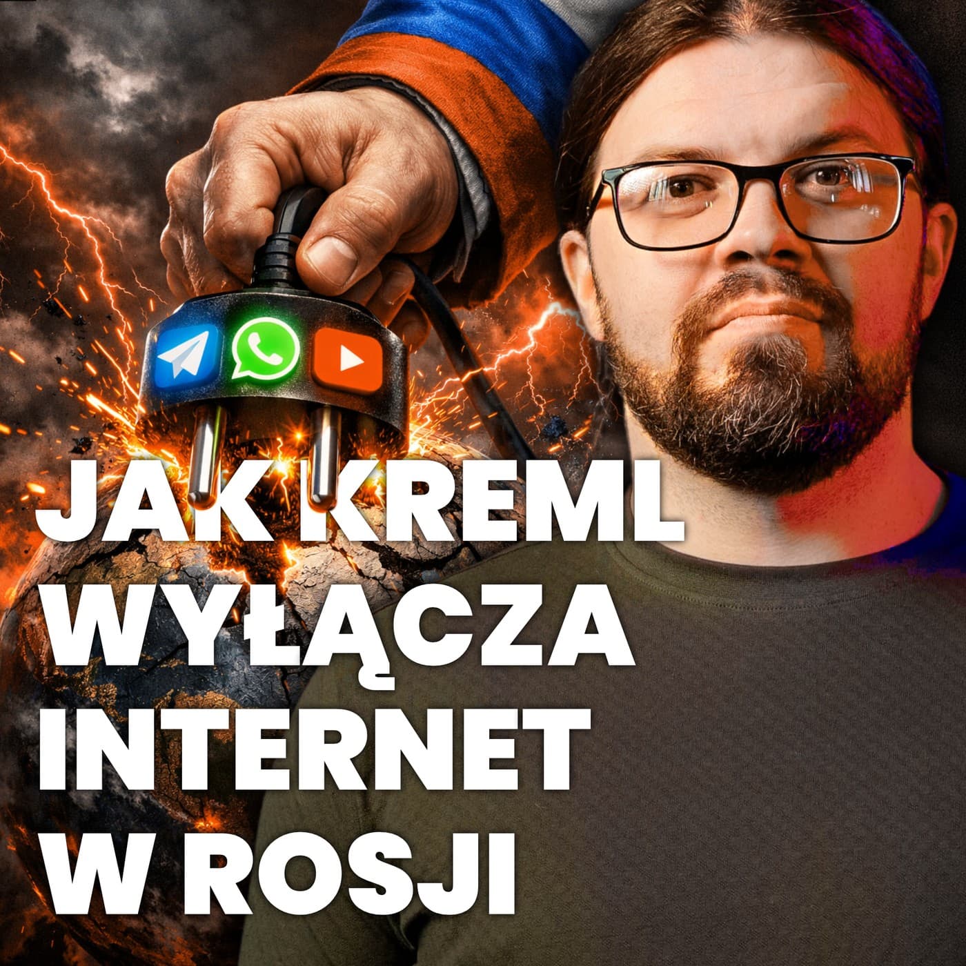 Telegramoff, internyet! Jak Rosja odcina się od internetu. - Mateusz Chrobok cover