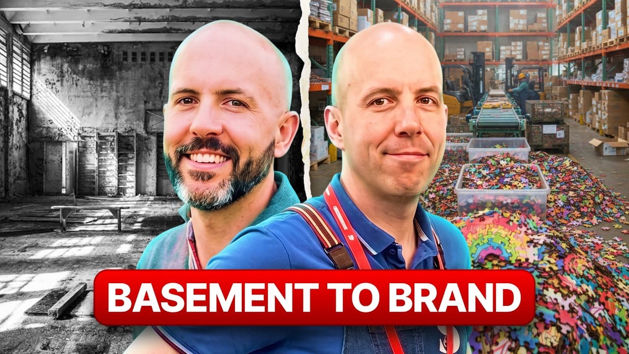 How They Built a Premium Puzzle Brand From a $30K Basement Setup | StumpCraft - Brand Builders cover