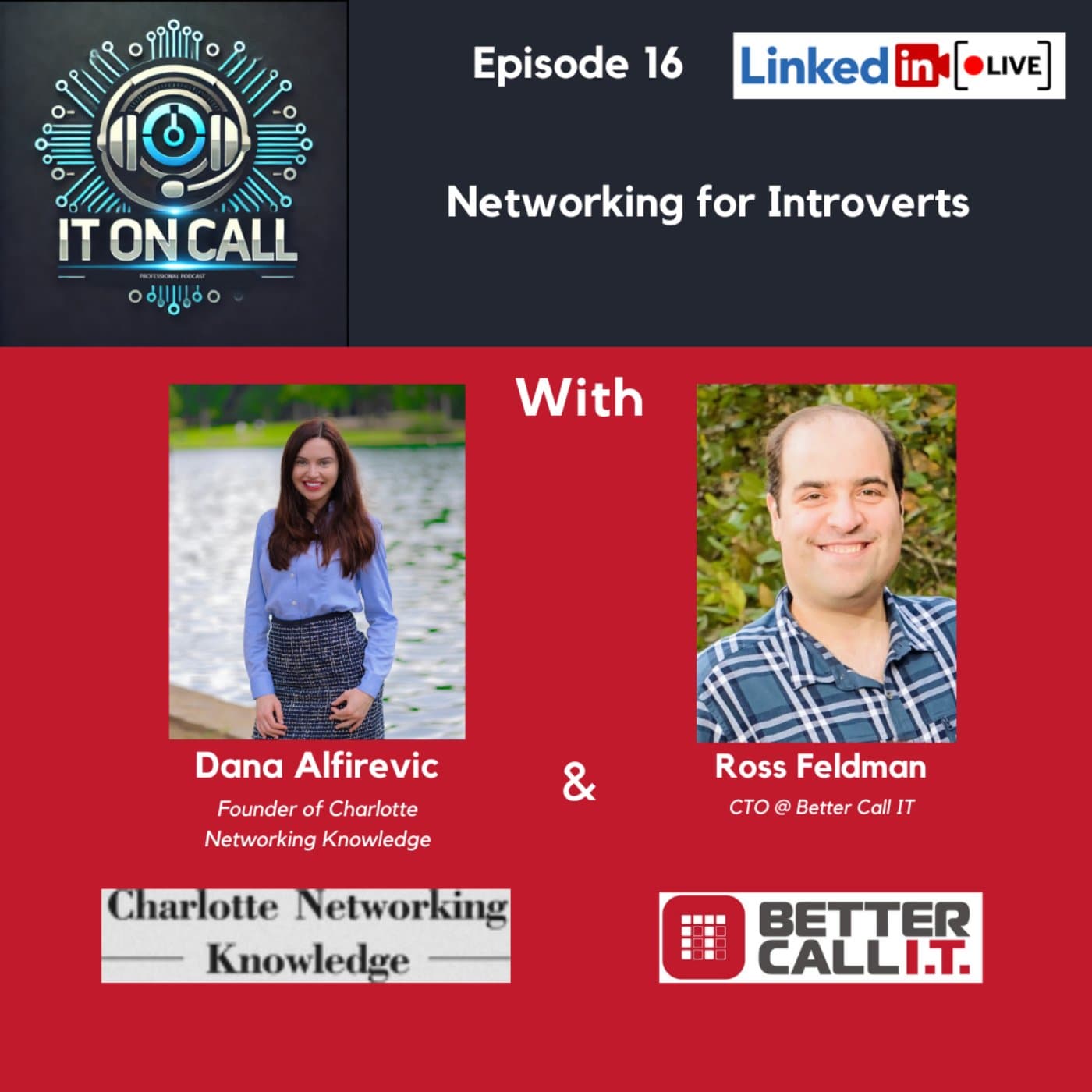 Episode 16: Networking for Introverts - IT On Call Professional Podcast cover