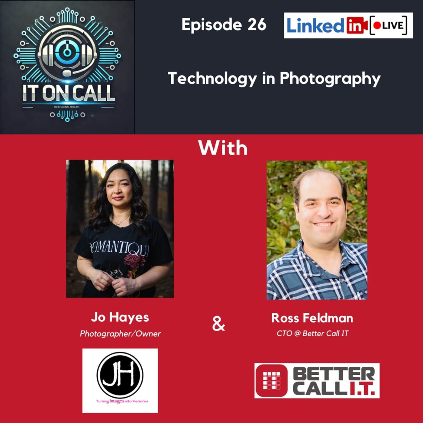 Episode 26: Technology in Photography - IT On Call Professional Podcast cover
