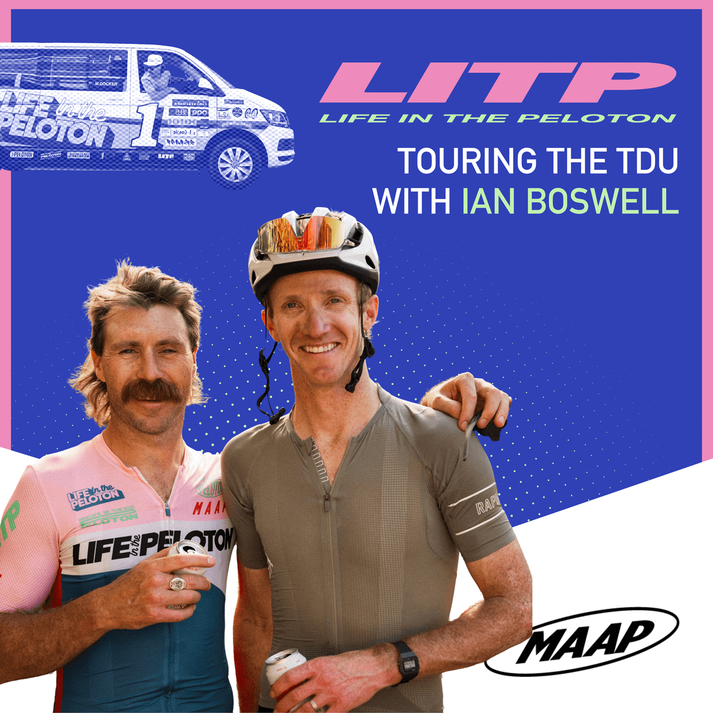 Roadside Reporting At The Tour Down Under with Ian Boswell - Life in the Peloton, presented by MAAP cover
