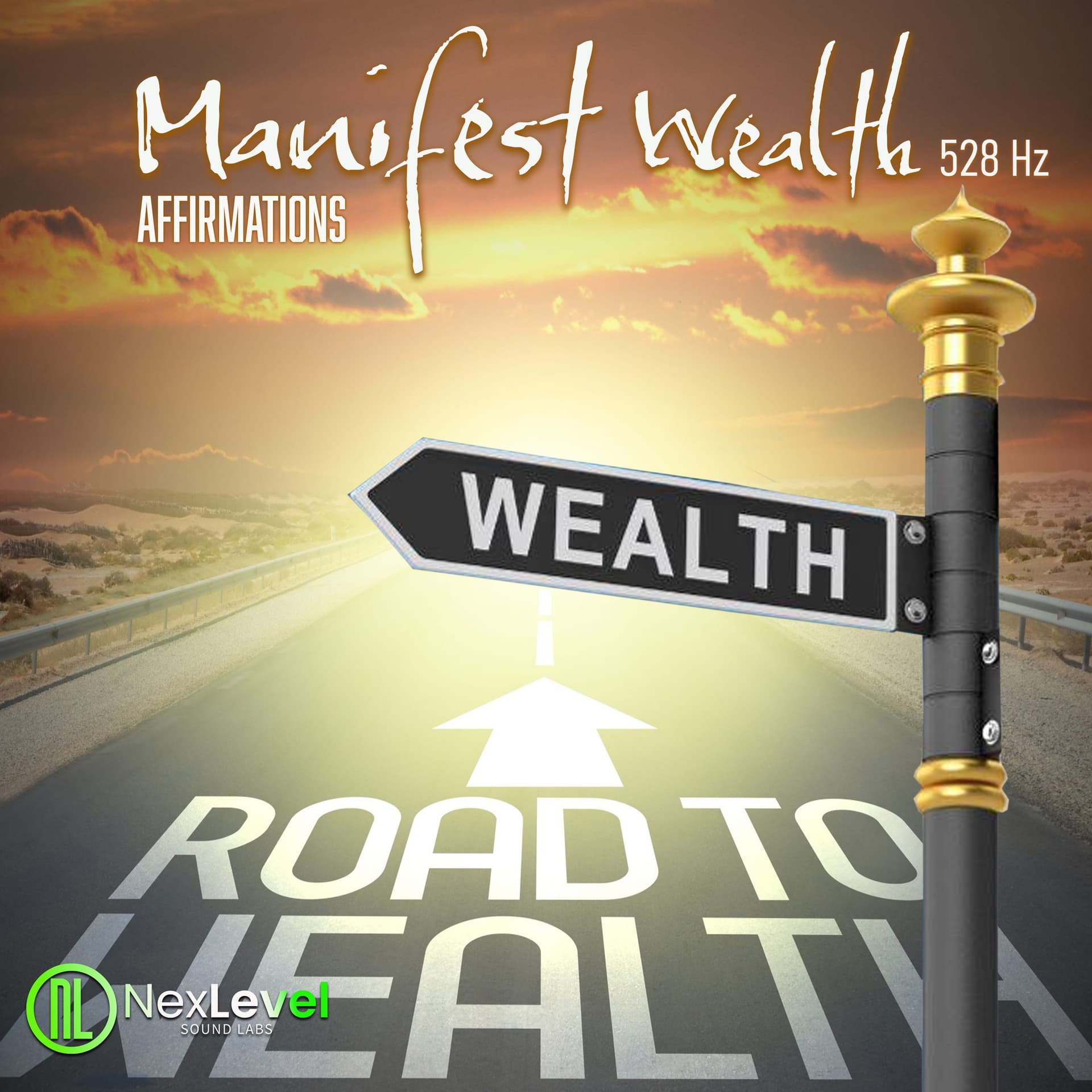 Manifest Wealth Affirmations - 528 Hz - Daily Affirmations cover