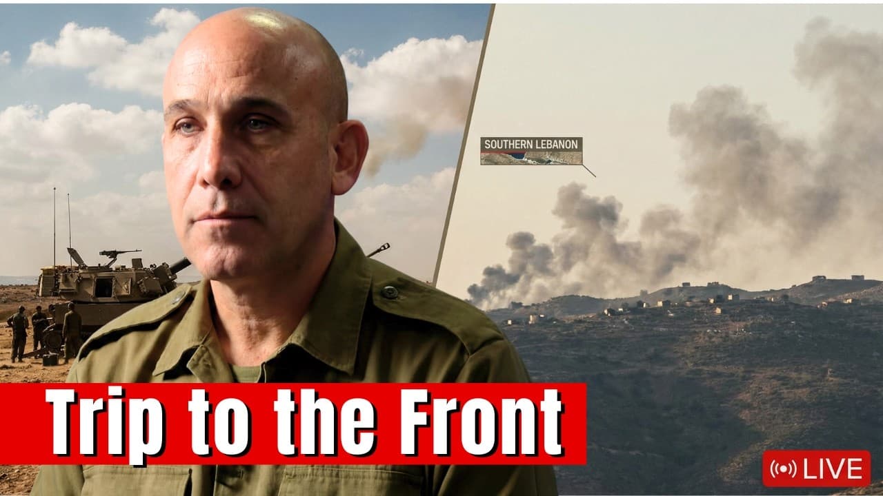 IDF Is Destroying Hezbollah Forever — Live From the Northern Border - IDSF Daily Israel Briefing cover