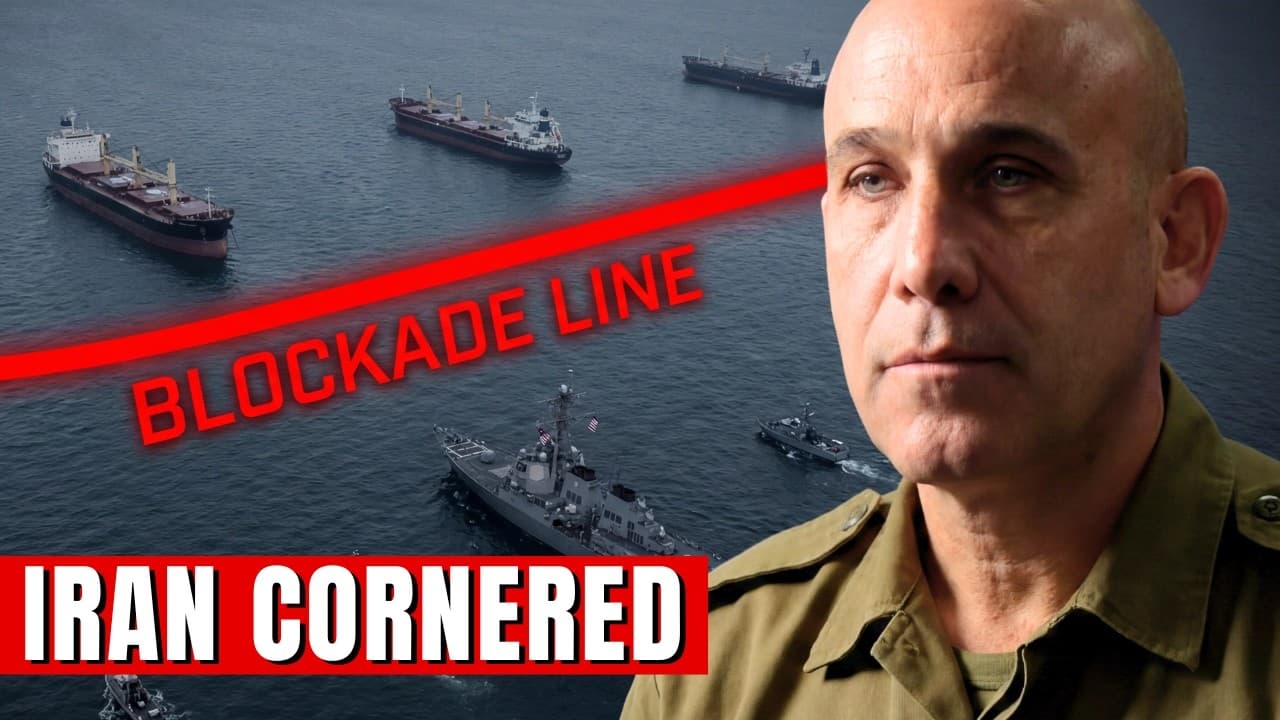 Trump’s Iran Blockade: Will the Ceasefire Hold? Gen. Avivi Warns - IDSF Daily Israel Briefing cover