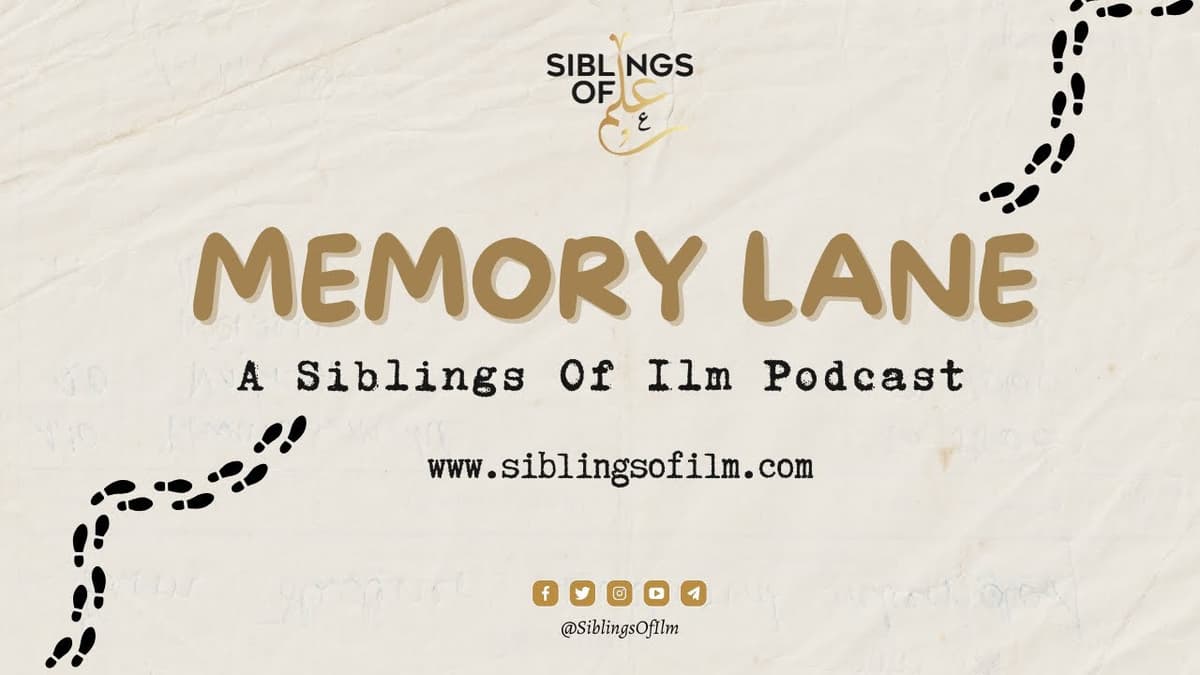 Introduction to Memory Lane – A SiblingsOfIlm Podcast - Memory Lane cover