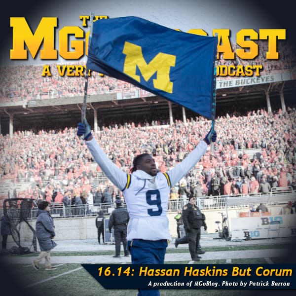 MGoPodcast 16.14 : Hassan Haskins But Corum - MGoBlog: The MGoPodcast cover