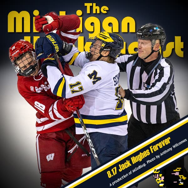 Michigan HockeyCast 8.17: Jack Hughes Forever - MGoBlog: The MGoPodcast cover