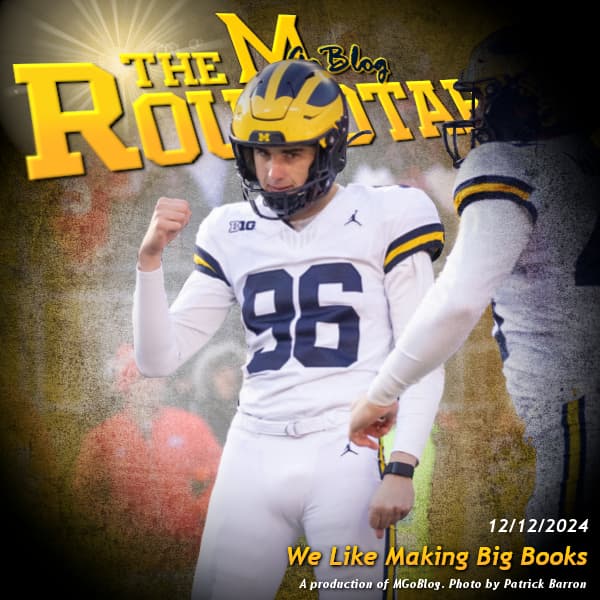 WTKA Roundtable 12/12/2024: We Like Making Big Books - MGoBlog: The MGoPodcast cover