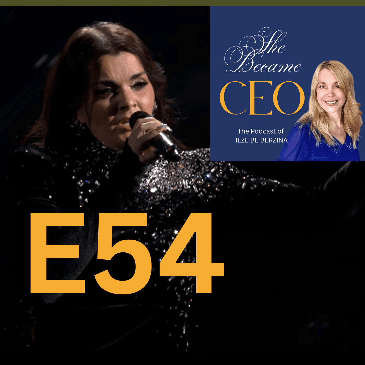 E54 | An Important Conversation through Art: Latvian Singer Atvara & Her Contest Winning Song - She Became CEO cover