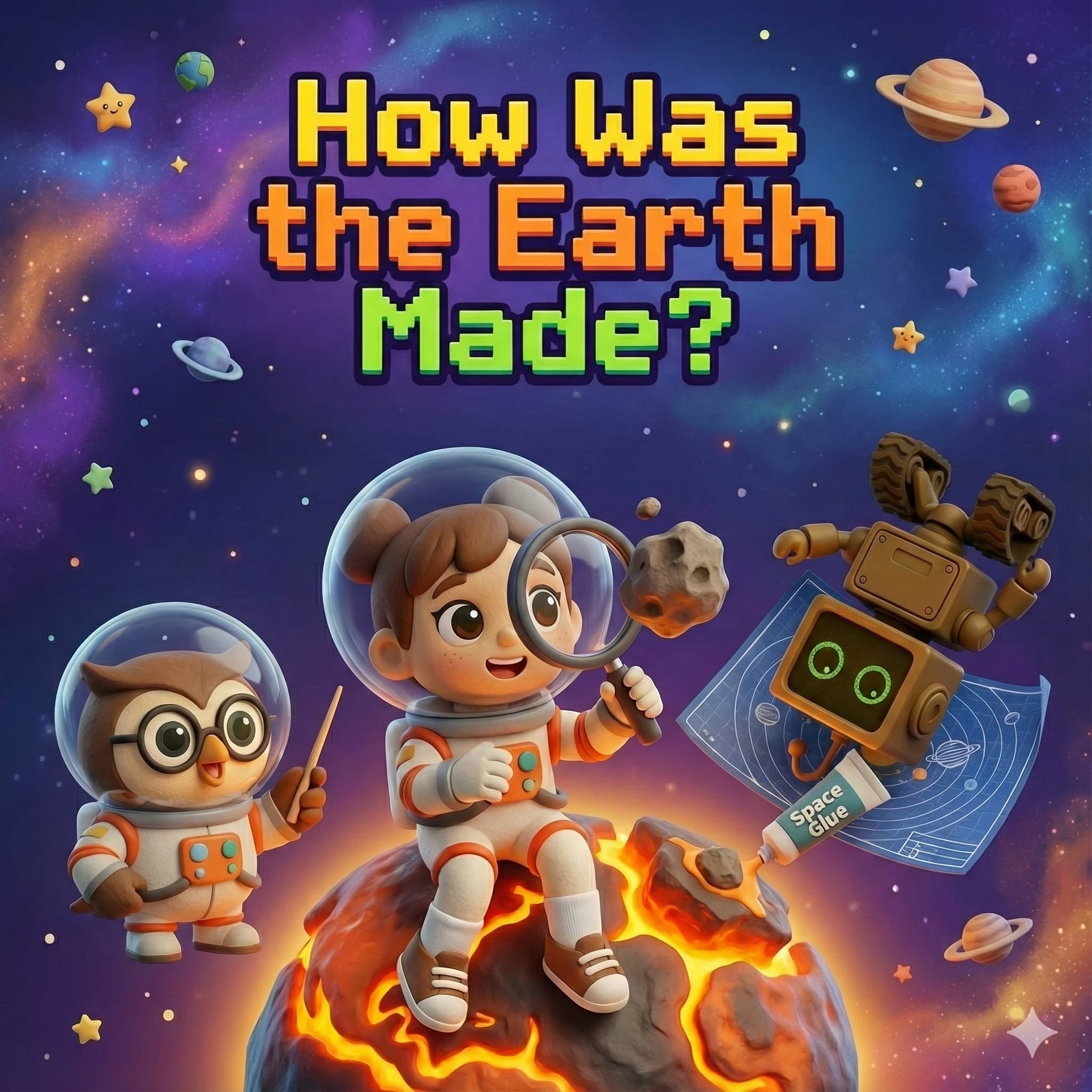 How Was the Earth Made? - STEM with Dr. Owl cover