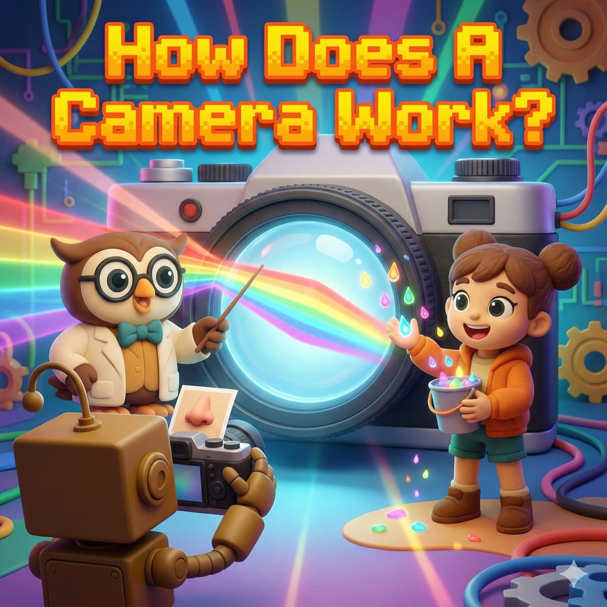 How Does A Camera Work? - STEM with Dr. Owl cover