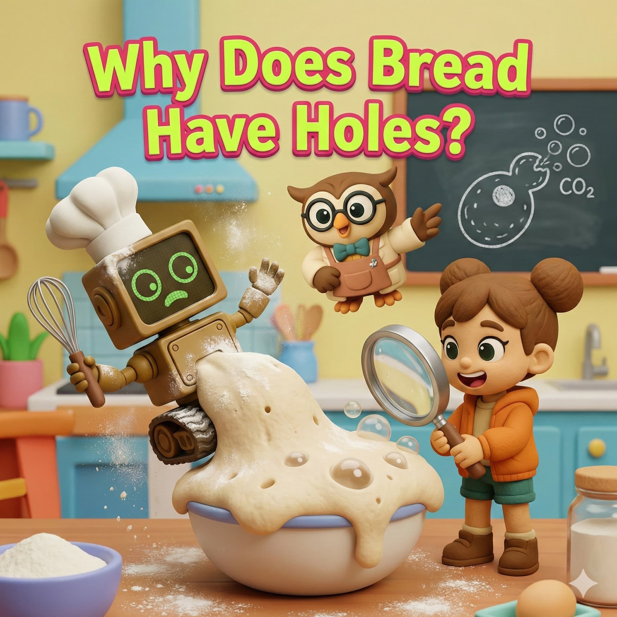 Why Does Bread Have Holes? - STEM with Dr. Owl cover
