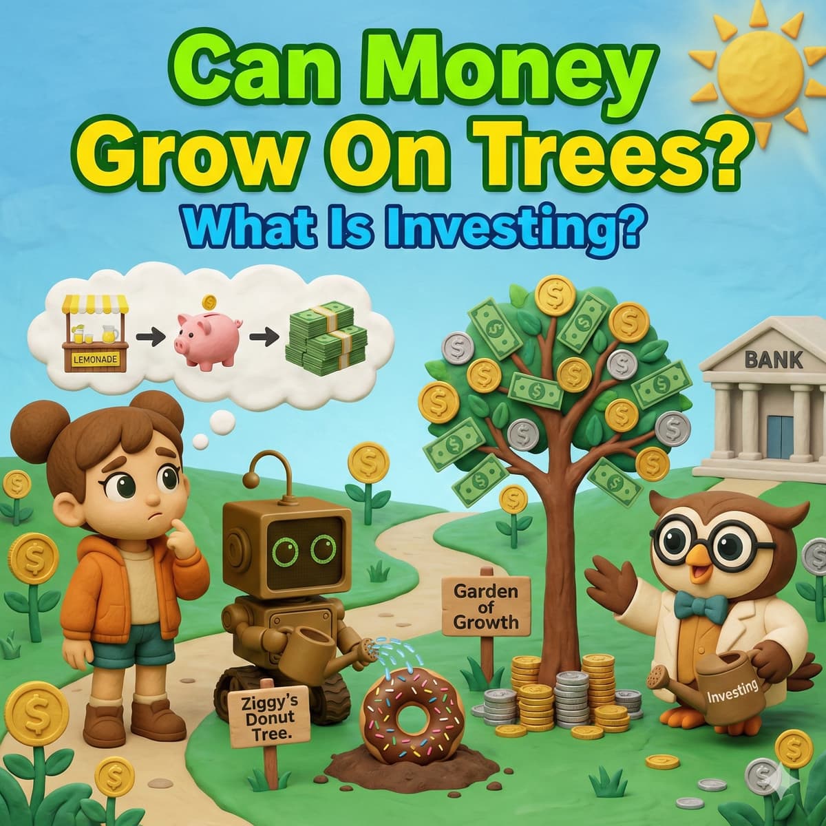Can Money Grow On Trees? | What Is Investing? [Money, Market, and Me! - EP7] - STEM with Dr. Owl cover