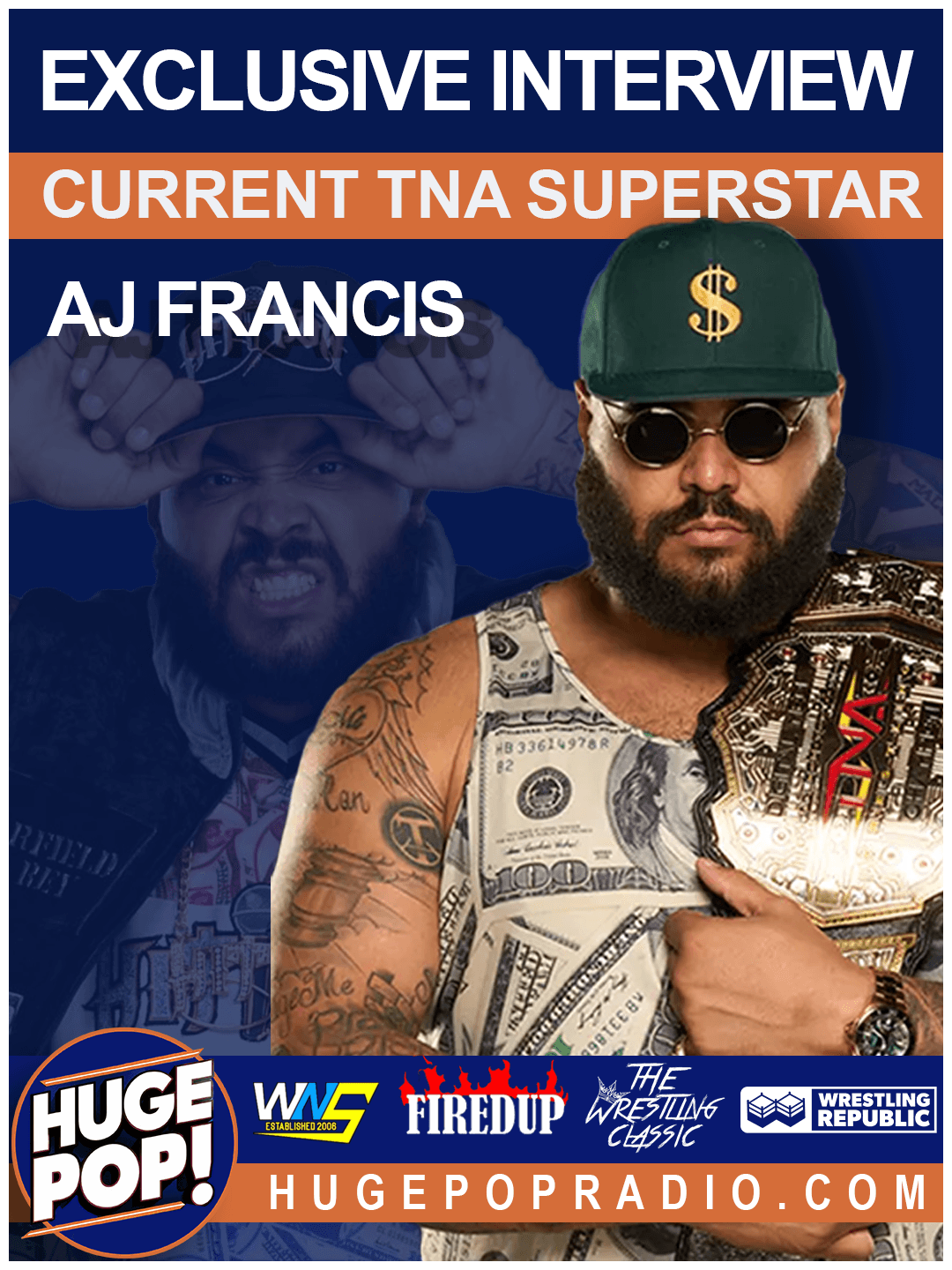 HUGE POP! with Donnie DaSilva and Jimmy Korderas - Episode 86 - AJ Francis — HUGE POP! cover