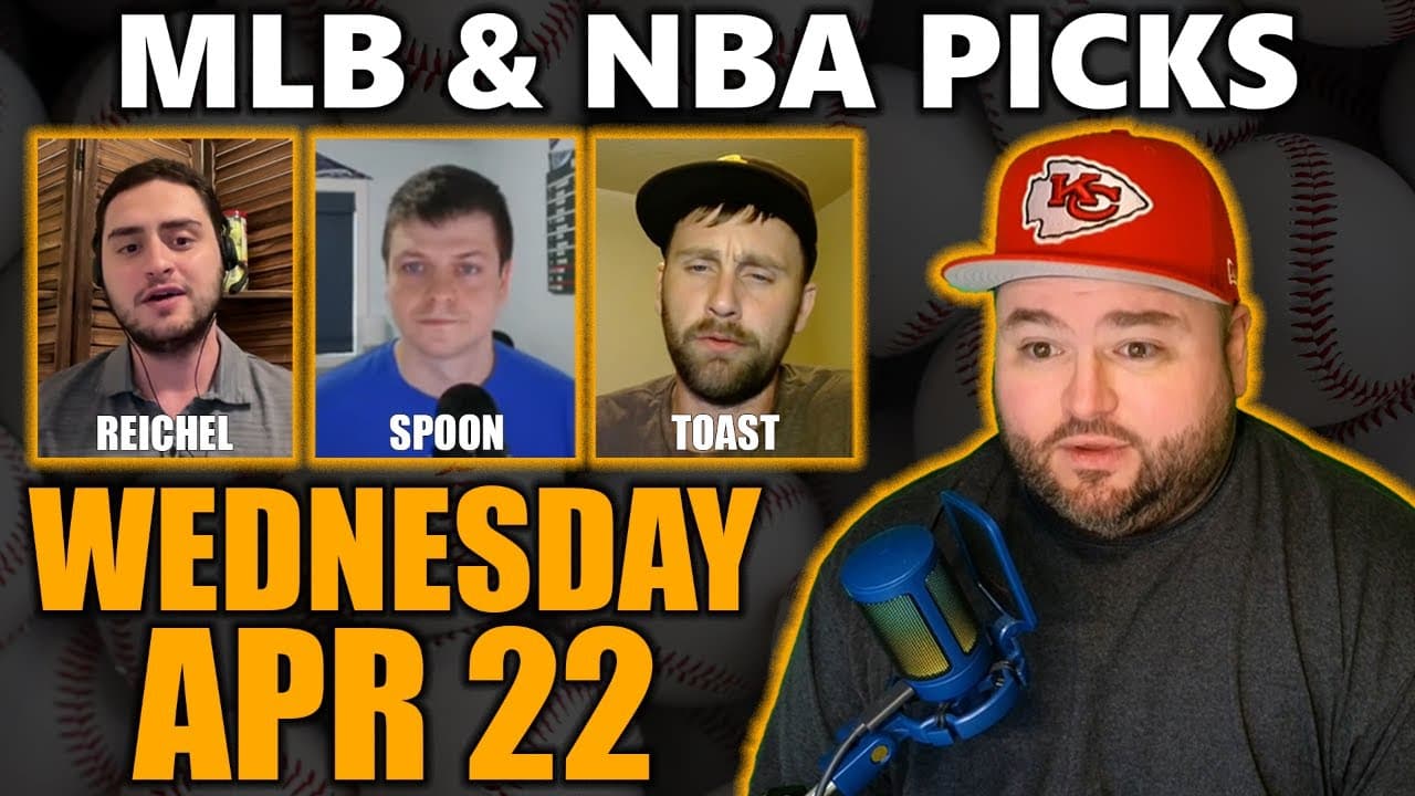 MLB & NBA Picks with Kyle Kirms | Wednesday April 22nd - MLB cover