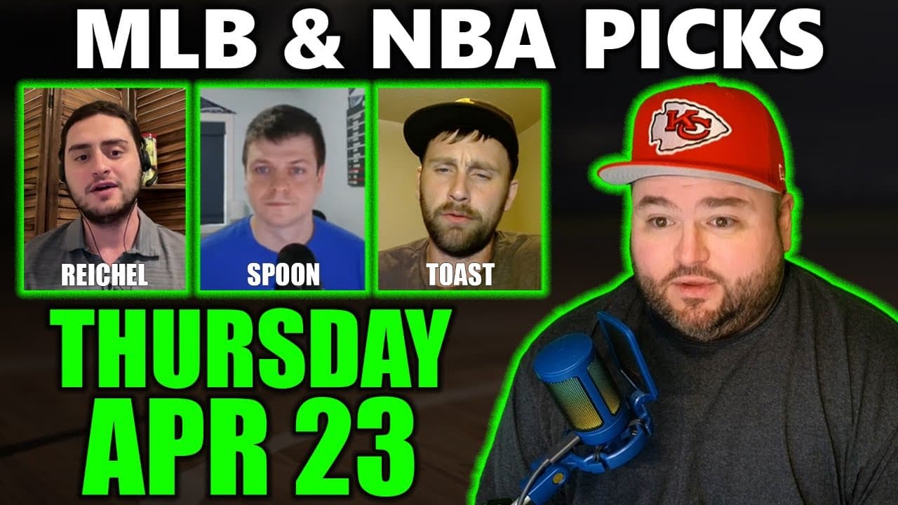 MLB & NBA Picks with Kyle Kirms | Thursday April 23rd - MLB cover