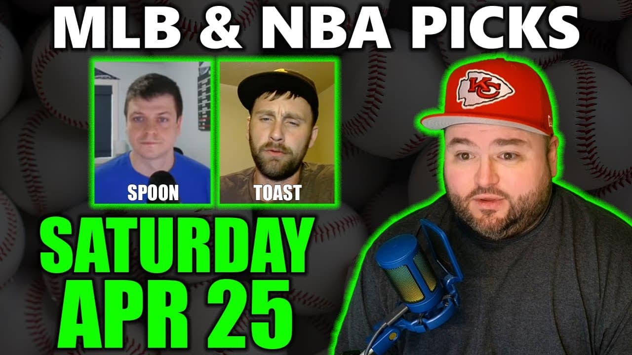 MLB & NBA Picks with Kyle Kirms | Saturday April 25th - MLB cover