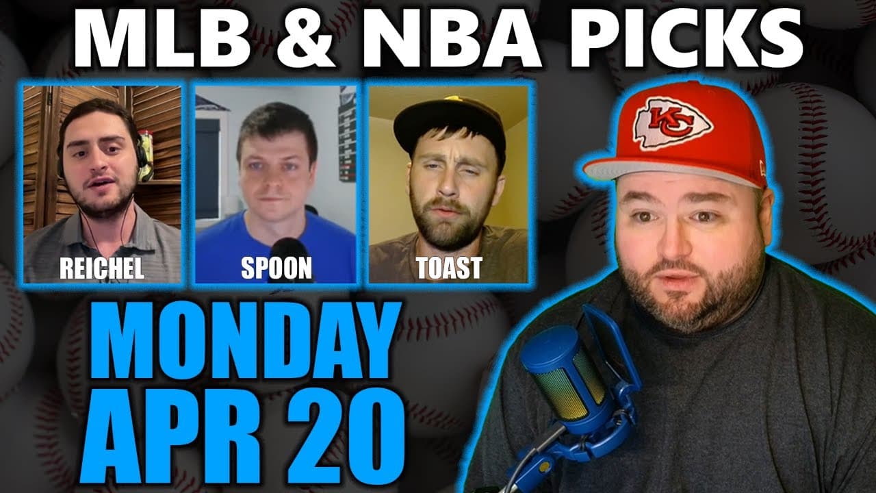 MLB & NBA Picks with Kyle Kirms | Monday April 20th - MLB cover