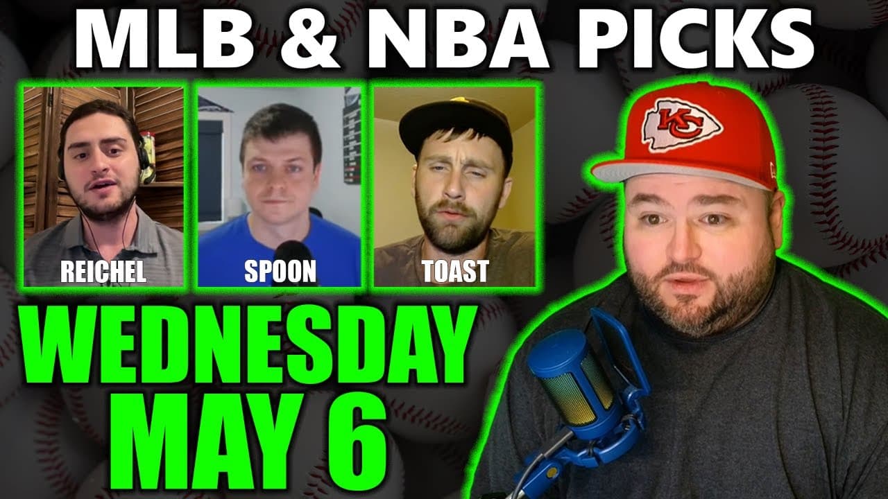 MLB & NBA Picks with Kyle Kirms | Wednesday May 6th — MLB cover