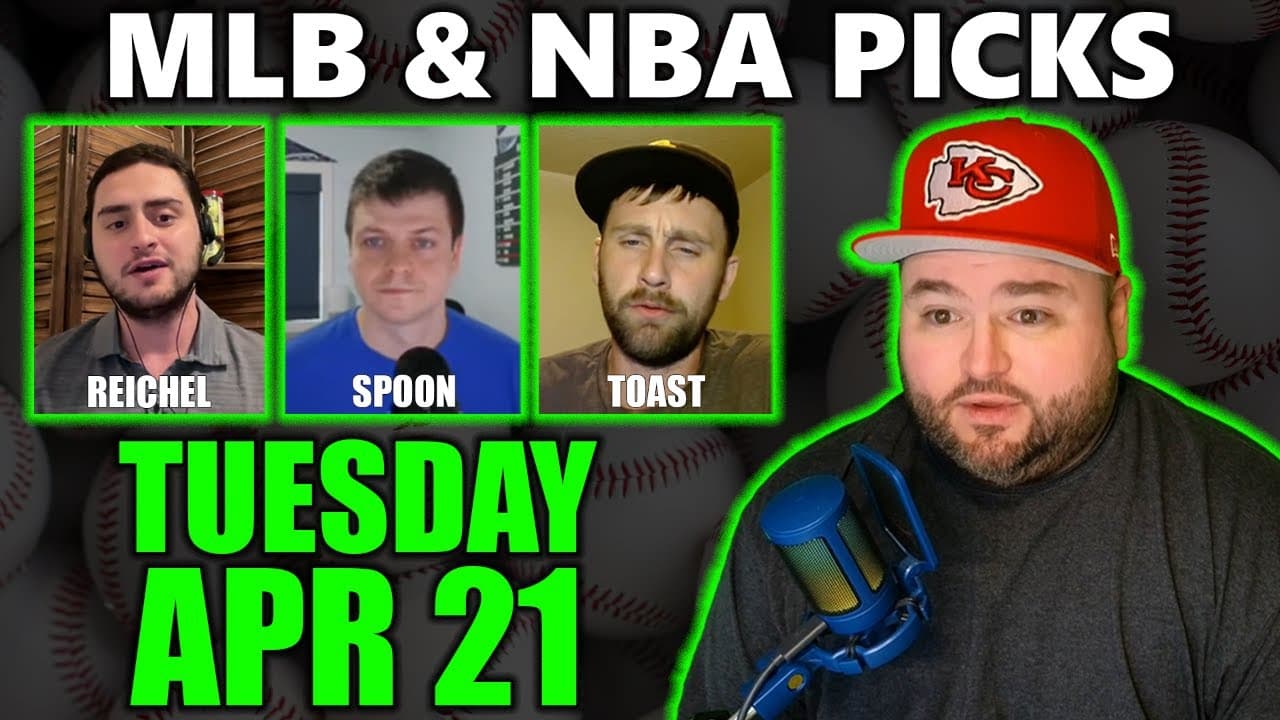 MLB & NBA Picks with Kyle Kirms | Tuesday April 21st - MLB cover