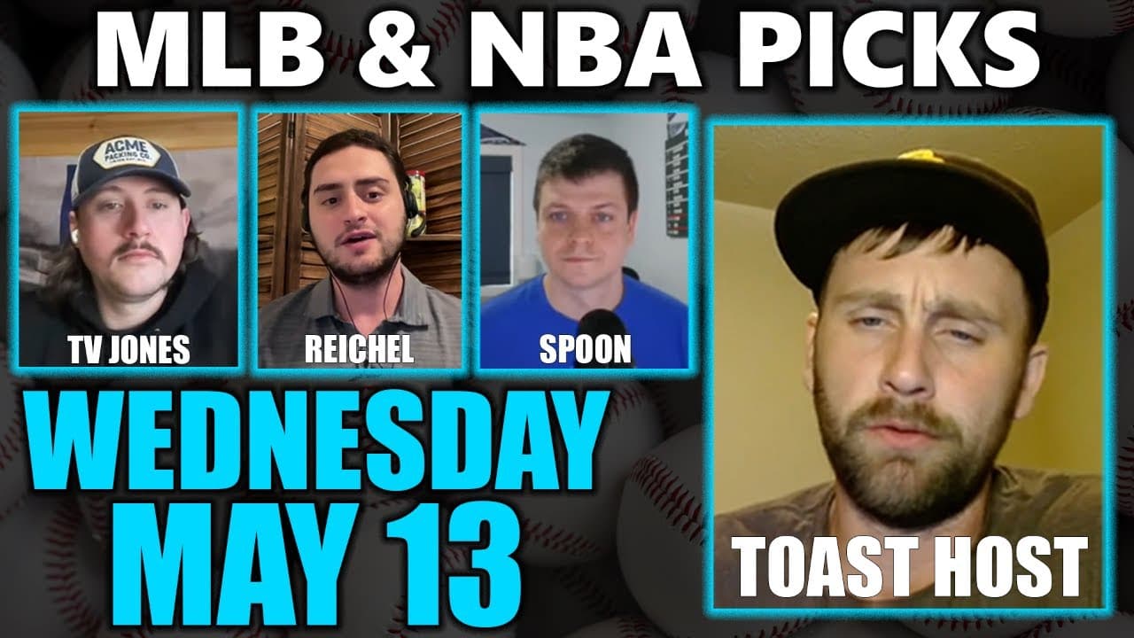 MLB & NBA Picks with Kyle Kirms | Wednesday May 13th — MLB cover
