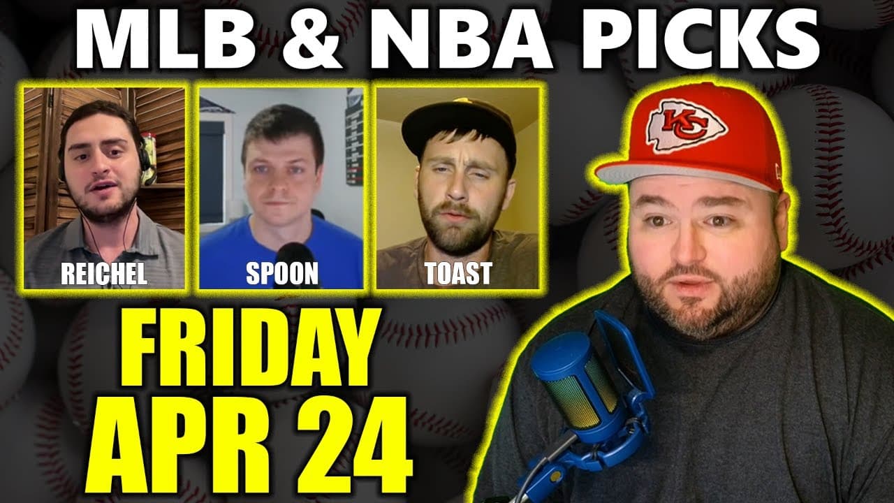 MLB & NBA Picks with Kyle Kirms | Friday April 24th - MLB cover