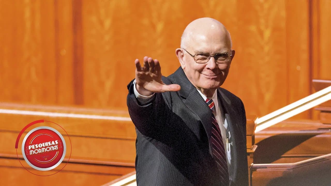 "No escuchen podcasts", aconseja el presidente Oaks - Pesquisas Mormonas cover