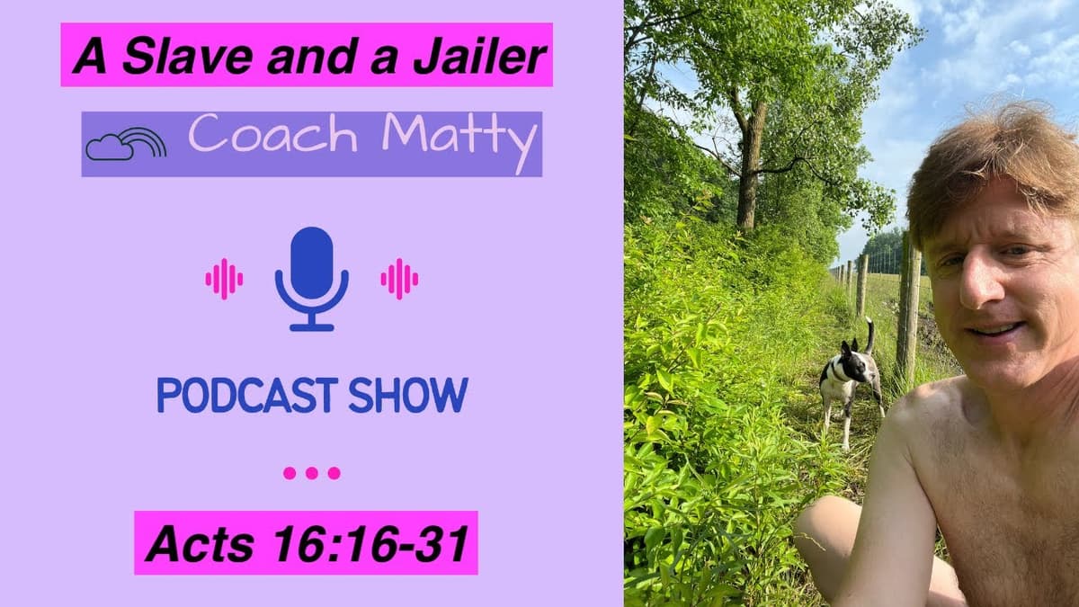 A Slave and a Jailer (Acts 16:16-31) - Bible cover