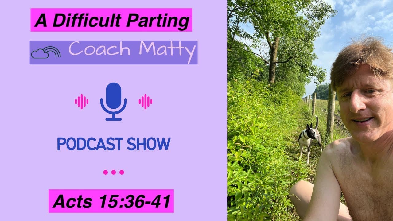 A Difficult Parting (Acts 15:36-41) - Bible cover