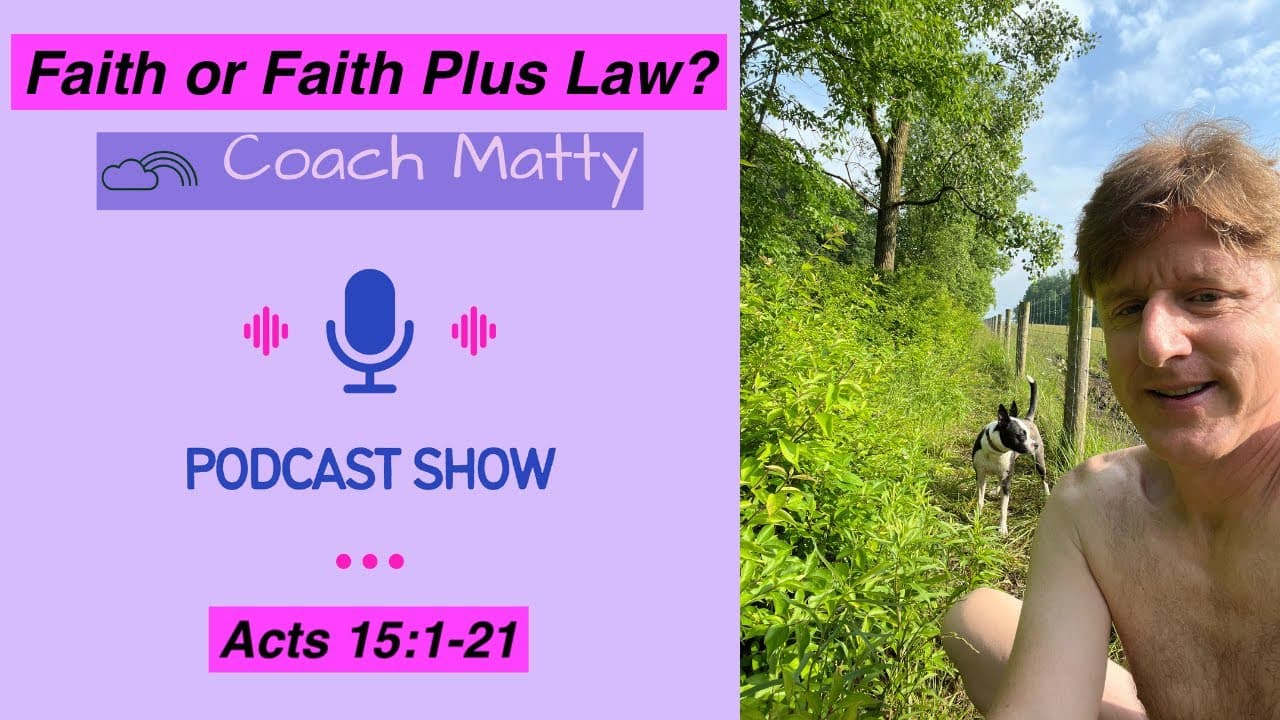 Faith or Faith Plus Law? (Acts 15:1-21) - Bible cover