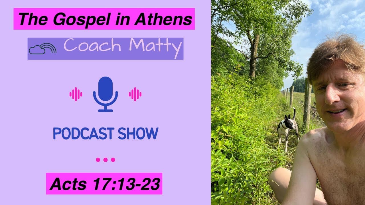 The Gospel in Athens (Acts 17:13-23) - Bible cover