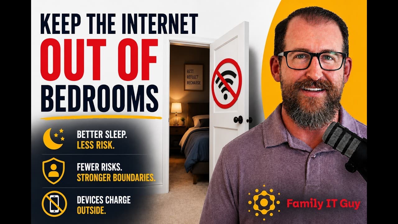 Why We Removed Phones From Our Bedrooms (And What Changed Immediately) - Family IT Guy Podcast cover